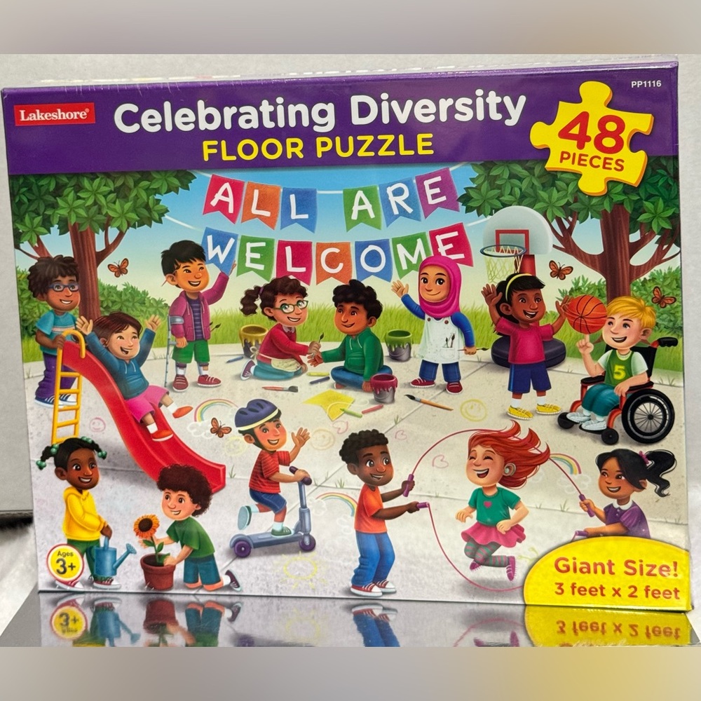 Lakeshore Celebrating Diversity 'All Are Welcome' Floor Puzzle